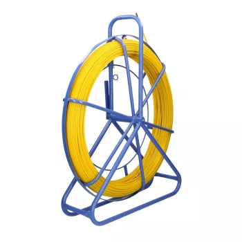 Extralink Rodder 3.8mm 75m | Kabeleinziehgerät | Glasfaser FRP, Durchm. 3.8 mm, Länge 75 m, gelb