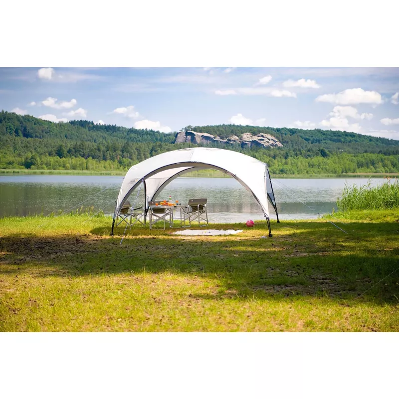 Pavillon Event Shelter, 4,5 x 4,5 m (Hellgrau/Grau)