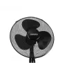 Mesko | Ventilator | MS 7311 | Standventilator | Schwarz | Durchmesser 40 cm | Anzahl Geschwindigkeiten 3 | Oszillation | 45 W