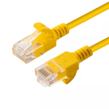 Microconnect V-UTP6A03Y-schlank Netzwerkkabel Gelb 3 m Cat6a U/UTP (UTP)