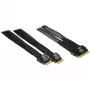INTER-TECH Kabel SFF-8654-8i auf 2× SFF-8654-4i, 70 cm internes Split-Kabel