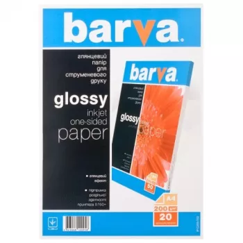 Fotopapier Barva (IP-C200-T02) Glossy 200 g/m², A4, 20 Blatt