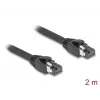 DeLOCK RJ45 Netzwerkkabel Cat.8.1 S/FTP 2m 40Gbps Schwarz