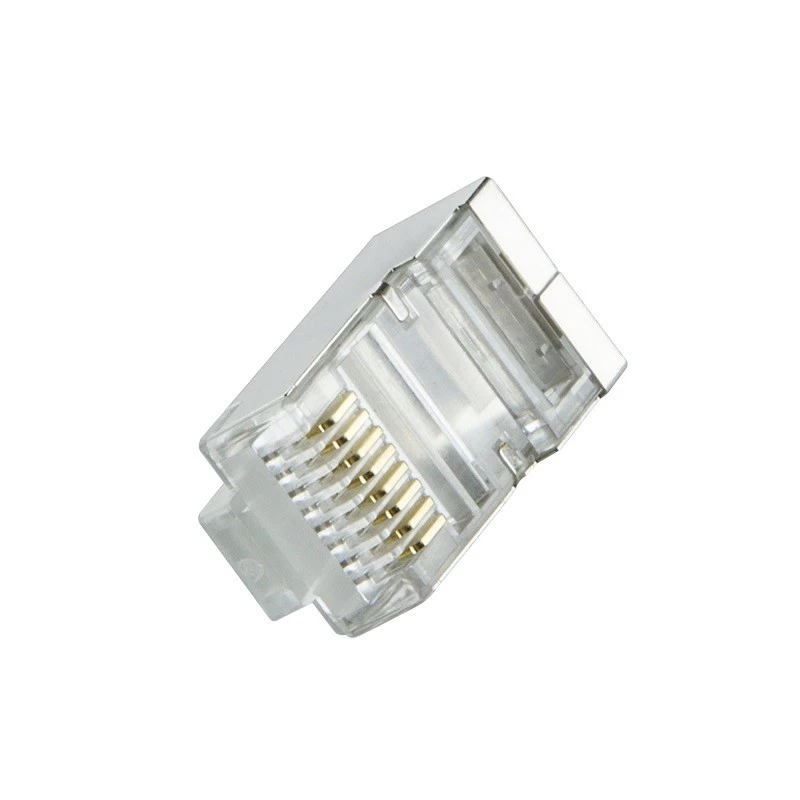 Steckverbinder CAT.6 RJ45 100 Stück, orange