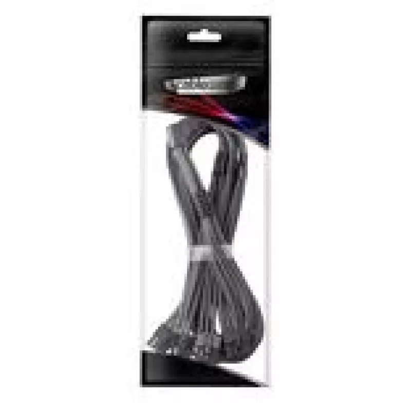 CableMod C-Series Pro Anschlusskabel Variante A 90° 16-Pin auf 4×8-Pin PCIe carbon