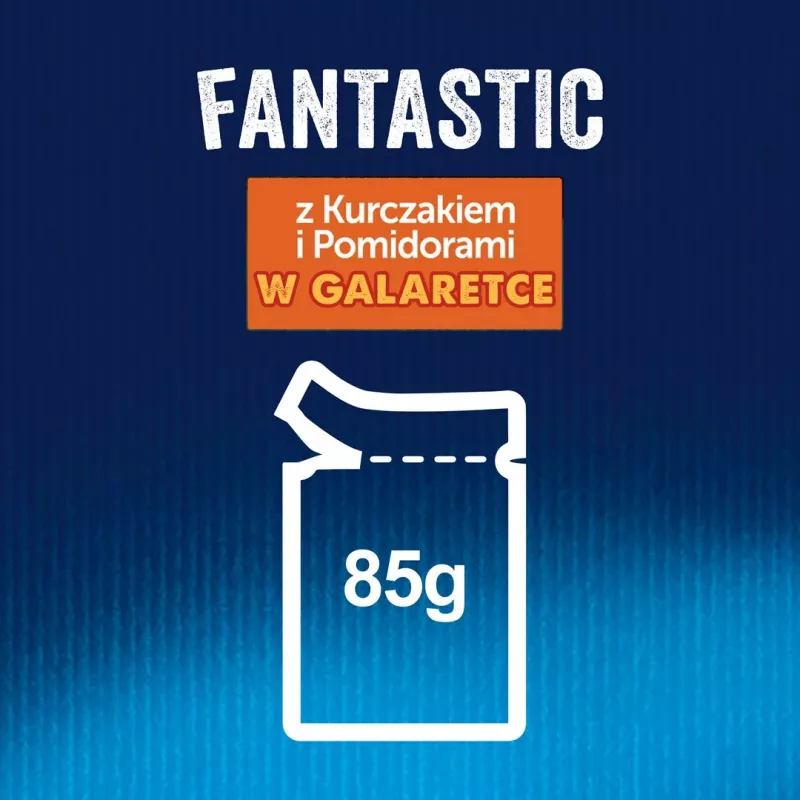 Felix Fanstastic Chicken, Tomate - Nassfutter für Katzen - 85 g