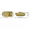 Bausatz Cobi Tiger I 131 — 144 Teile, empfohlenes Alter 6+, grün