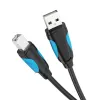 USB 2.0 A auf USB-B Kabel Vention VAS-A16-B500, 5 m, schwarz, Stecker-Stecker, 480 Mbit/s
