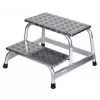 Trittstufe Krause 805027, Aluminium 2 Stufen, max. Belastung 150 kg, 680 mm Länge, 41 cm Höhe