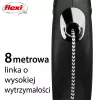 Flexi neu CLASSIC 8 m Schwarze Hundeleine mit Rollmechanismus