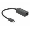 Adapter USB Type-C Stecker auf 2,5 Gigabit LAN kompakt DeLOCK 66645