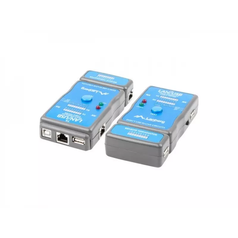 Lanberg NT-0403 Netzwerkkabeltester PoE-Tester Blau