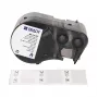 Brady, M5-115-427, selbstlaminierendes Vinyl, Schwarz auf Weiß/Transparent, 38,10 x 12,70(31,75) mm, permanent, für Kabeldurchmesser von 3,40 - 6,10 mm (200 Stk.) (170864)