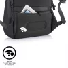Freizeitrucksack XDDESIGN Bobby Soft mit 15,6-Zoll-Notebookfach, 16 l, PET, schwarz