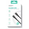 AUKEY CB-KCC101 Nylon-Kabel USB-C auf USB-C 1m