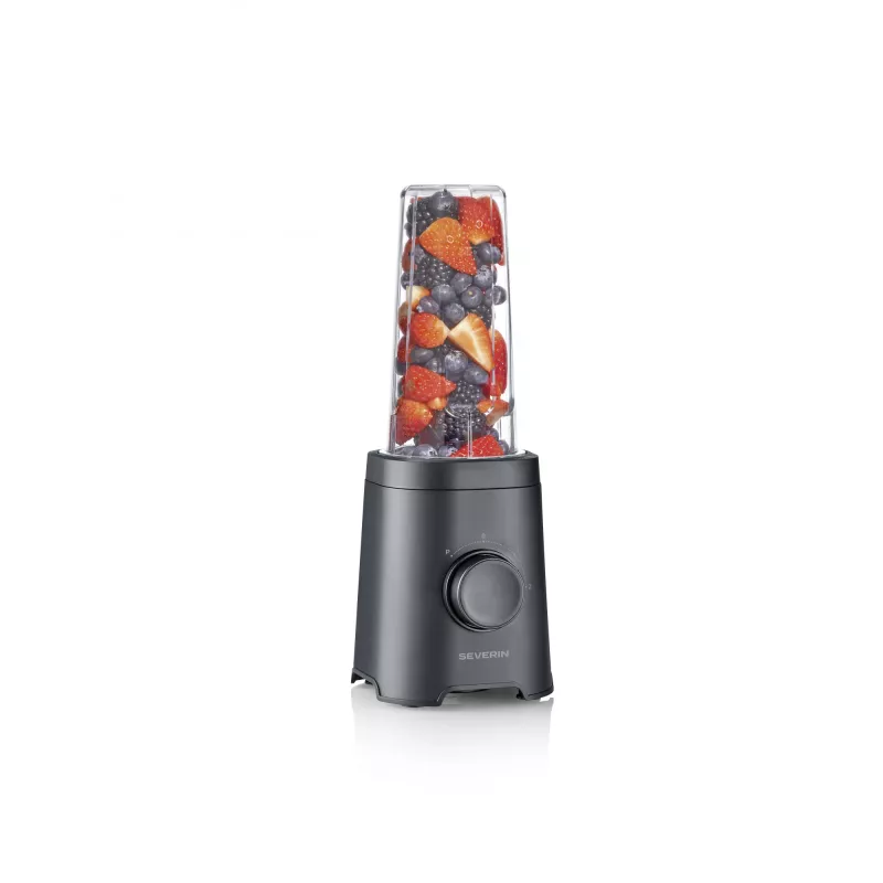 Tischmixer SEVERIN SM 3743 — 0,6-L-Schüssel, 320 W, schwarz, Edelstahlmesser