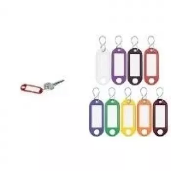 Schlüsselanhänger WEDO 262803406 orange — Packung mit 100 Schlüsselringen