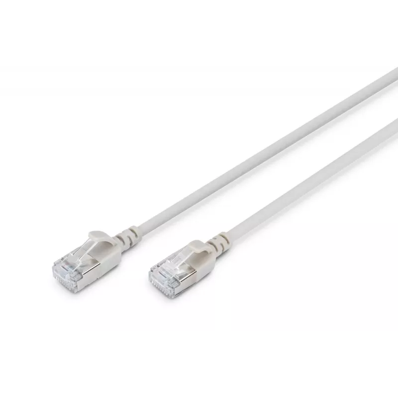 Netzwerkkabel Digitus CAT 6A F/FTP RJ-45 2m Grau