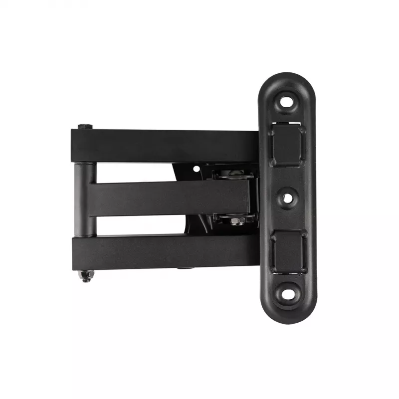 Maclean MC-417 Vollbeweglicher TV-Monitor-Wandhalter 13-32 30kg max. VESA 100x100 Schwarz pulverbeschichtet Universalhalterung verstellbarer Wandabstand schwenkbar neigbar