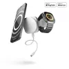 ZENS 2-IN-1 MAGSAFE + WATCH TRAVEL CHARGER WEISS