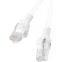 Netzwerkkabel Lanberg PCU6-10CC-0100-W 1m Cat6 U/UTP Weiß