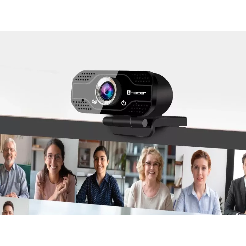 Webcam Tracer WEB007 2 MP 1920 x 1080 Pixel USB 2.0 Schwarz
