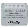 Intelligenter Schalter Shelly Qubino Wave PM Mini grau, kabellos, 110–240 V, 16 A, 24–30 V DC, 868,4 MHz