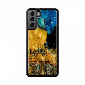 Schutzhülle iKins für Samsung Galaxy S21+ — Schwarz