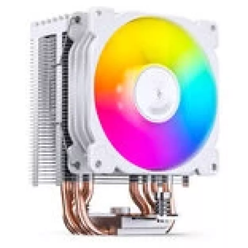 CPU-Kühler Jonsbo CR-1400E 92mm ARGB Weiß — 92mm Lüfter, ARGB-Beleuchtung, weiße Oberfläche