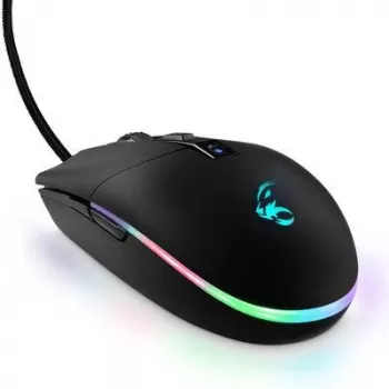 Gaming-Maus MediaRange MRGS202 – rechtshändig, optisch, 4000 DPI, 6 Tasten, USB Typ-A, schwarz