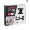 TV-Wandhalterung MACLEAN MC-740 für 13–23 Zoll Bildschirme, VESA bis 100x100, Tragfähigkeit 30 kg