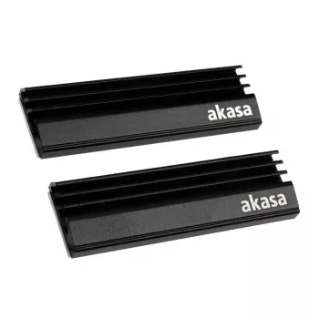 Akasa A-M2HS01-KT02 Computer-Kühlsystem SSD-Kühlkörper/Radiator Schwarz 1 - 2 (A-M2HS01-KT02)