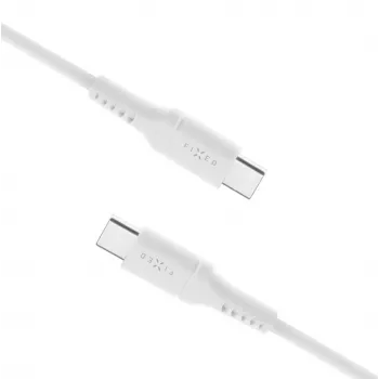 USB-C auf USB-C Festkabel FIXED FIXDLS-CC2-WH, 2 m, 60 W