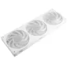AKASA Vegas A36 120mm ARGB Gehäuselüfter - Weiß (3er-Pack)