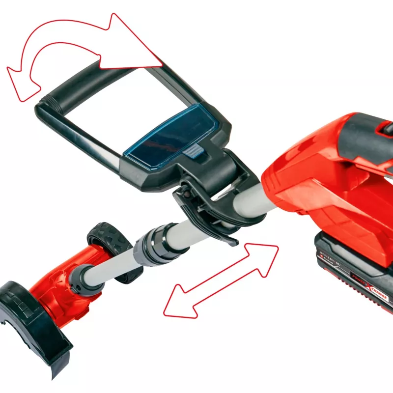 Power X-Change Batterie-Fugenreiniger GC-CC 18Li Kit, 18 Volt (Rot/Schwarz, Lithium-Ionen-Akku 2,0 Ah)