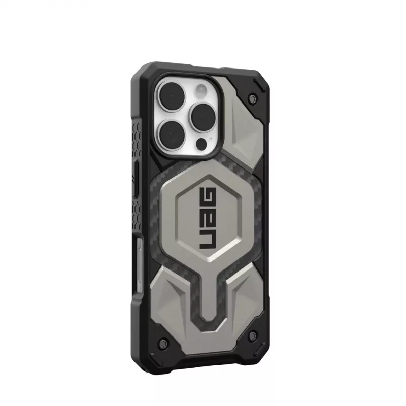 Urban Armor Gear Monarch Pro Handyhülle 16 cm (6,3) Cover Titanium