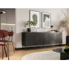 SIENA Kommode 200x40x75 matt schwarz