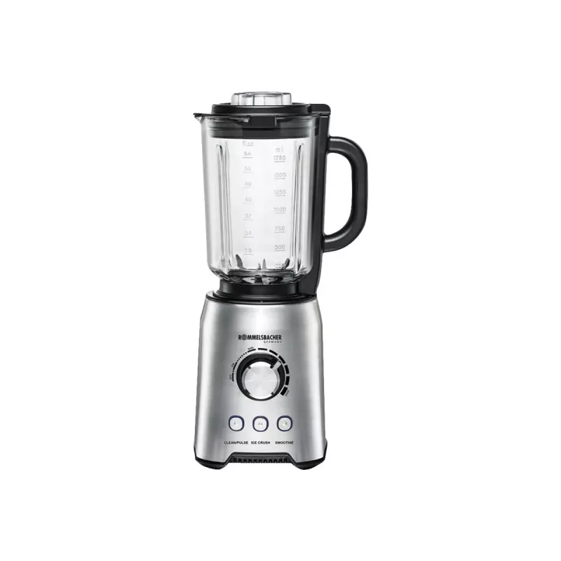 Tischmixer Rommelsbacher MX 1250 — 1200 W, 1,75 l Glaskrug, Edelstahl