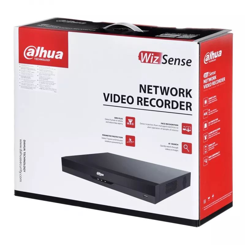 Dahua Technology WizSense NVR4208-EI Netzwerkvideorekorder 1U Schwarz