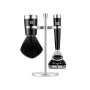 ZWILLING CLASSIC 3-teilige Rasiergarnitur mit Rasierhobel, Pinsel und Halter - schwarz