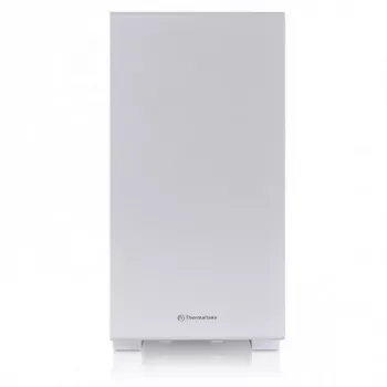 PC-Gehäuse Thermaltake S100 Tempered Glass Snow Edition Micro Tower Weiß