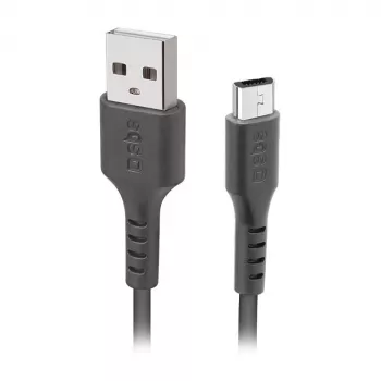 SBS TECABLEMICRO2K 2m USB A Micro-USB B Male Male Schwarz USB-Kabel (TEKabelMICRO2K)