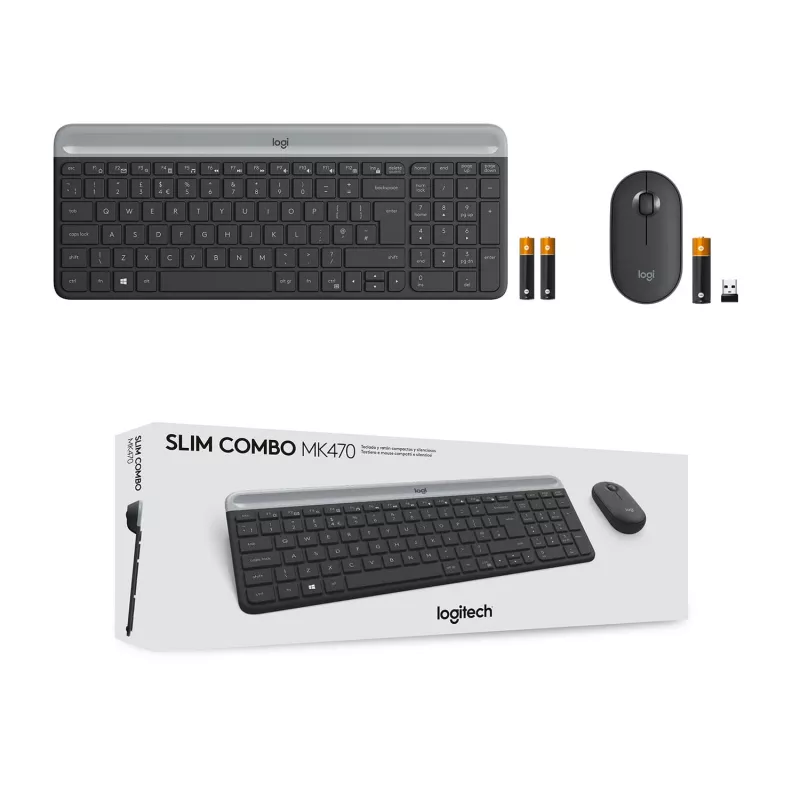 Tastatur- und Maus-Set Logitech MK470 schlank Combo