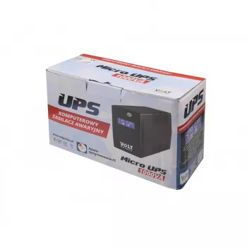 USV UNTERBRECHUNGSFREIE STROMVERSORGUNG VOLT POLSKA MICRO 1000VA 600W 1x9ah