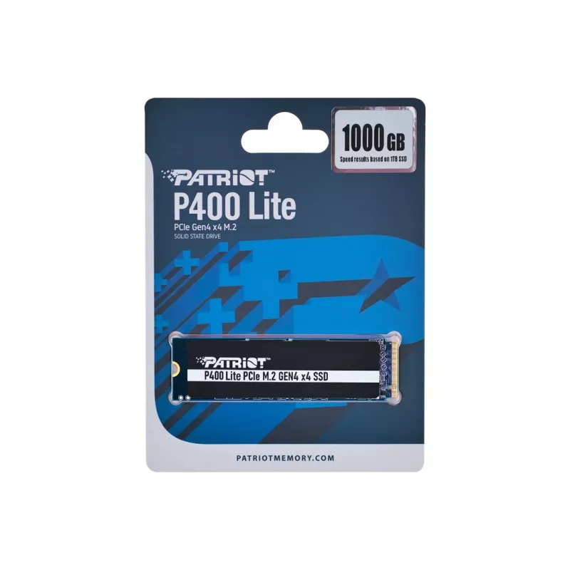 SSD PATRIOT P400 Lite M.2 1 TB PCIe Gen4 x4 NVMe, 80×22×3,8 mm, TBW 560