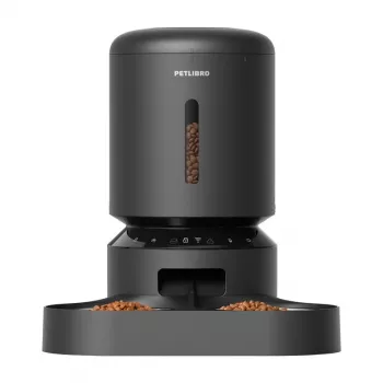 Haustier-Futterautomat Aptel Granary PL-AF103-36B, automatisch, 5 l, zwei Näpfe, WLAN (schwarz)