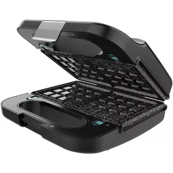 Cecotec Sandwichmaker | Rock’nToast 4in1 | 1000 W | Anzahl der Platten 4 | Schwarz