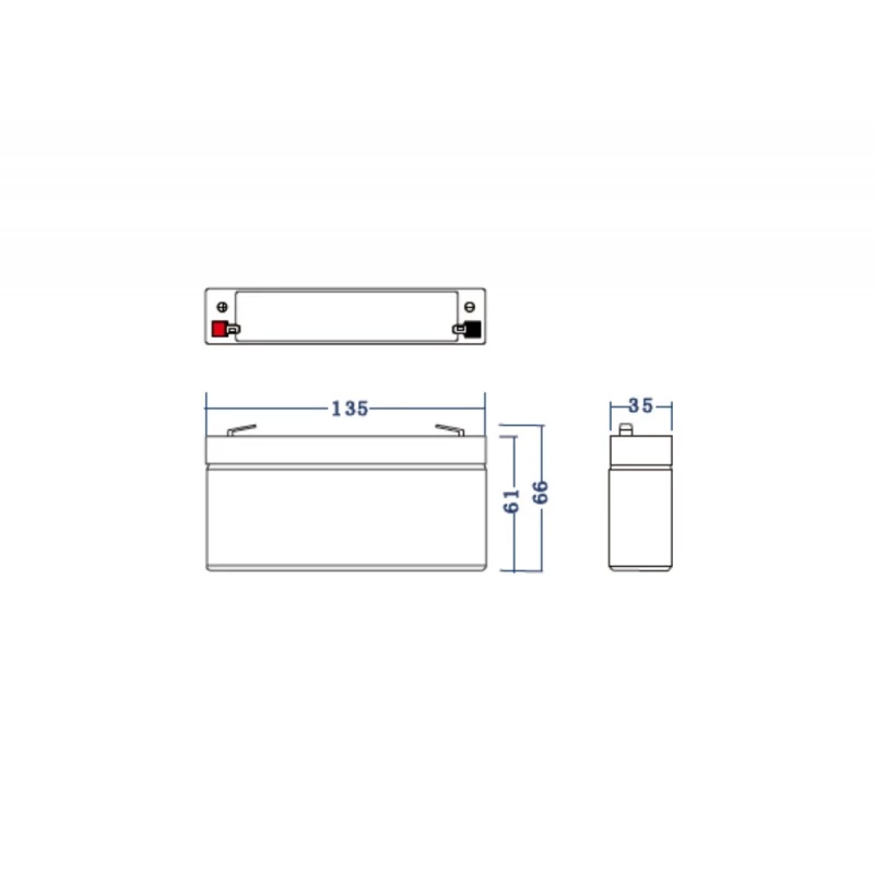Grün Cell AGM39 Industrie-Akku 7200 mAh 6 V