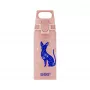 Aluminium-Trinkflasche Sigg 6005.10 — 600 ml, 7,1 cm Durchmesser, 145 g, Blau/Pink