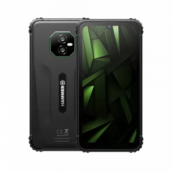 Smartphone myPhone Hammer Ranger LTE 6,3 Zoll 8GB 256GB schwarz-grün